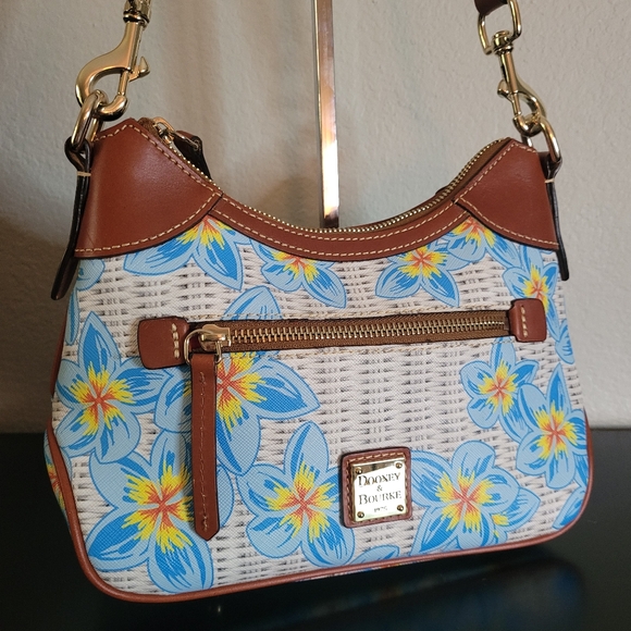 Dooney & Bourke Handbags - Dooney  and Bourke Plumeria Small Hobo